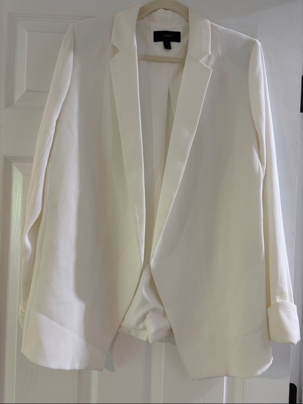 J. Crew White Women's Tailored Blazer